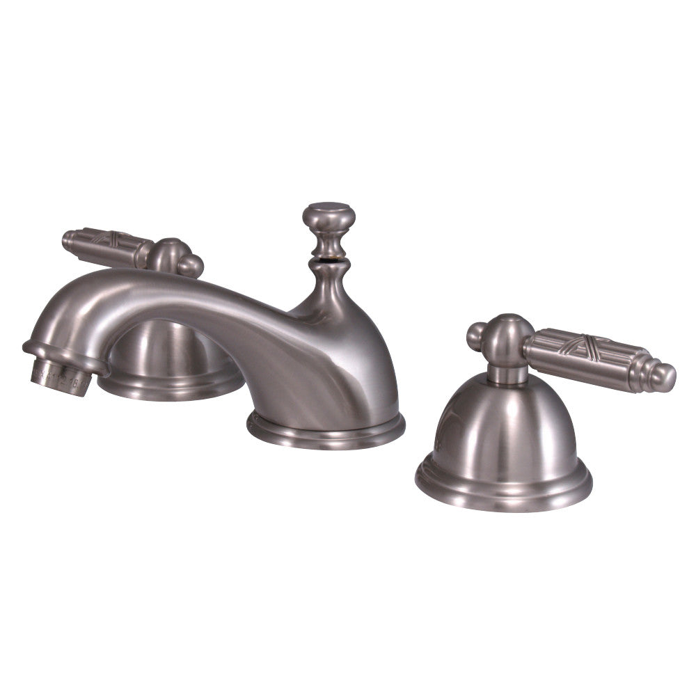 Kingston Brass KS3968GL 8 in. Widespread Bathroom Faucet, Brushed Nickel - BNGBath