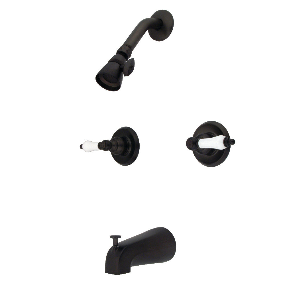 Kingston Brass KB245PL Tub and Shower Faucet, Oil Rubbed Bronze - BNGBath