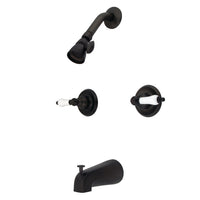 Thumbnail for Kingston Brass KB245PL Tub and Shower Faucet, Oil Rubbed Bronze - BNGBath