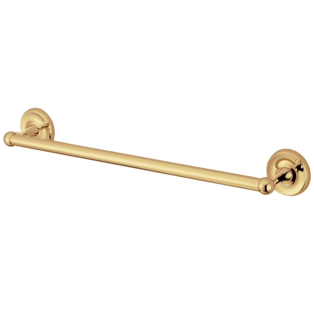 Kingston Brass BA311PB Classic 24-Inch Towel Bar, Polished Brass - BNGBath