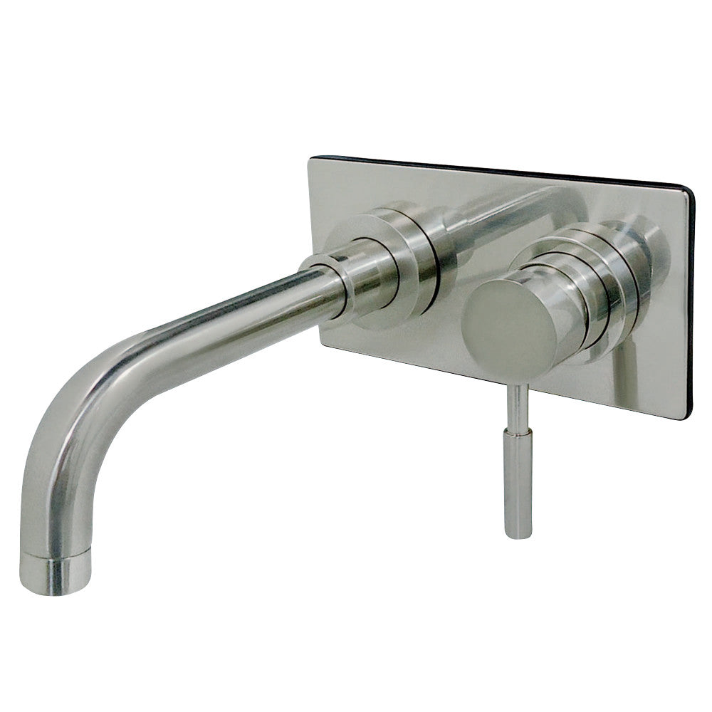 Kingston Brass KS8118DL Single-Handle Wall Mount Bathroom Faucet, Brushed Nickel - BNGBath