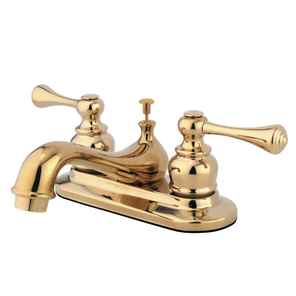 Kingston Brass GKB602BL 4 in. Centerset Bathroom Faucet, Polished Brass - BNGBath