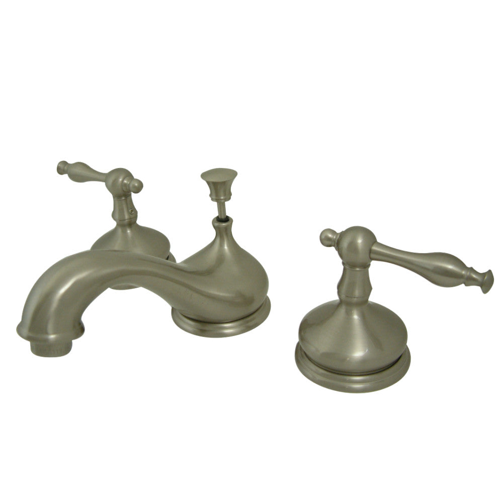 Kingston Brass KS1168NL 8 in. Widespread Bathroom Faucet, Brushed Nickel - BNGBath