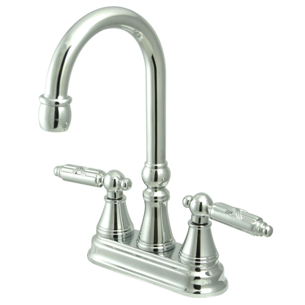 Kingston Brass KS2491GL Bar Faucet, Polished Chrome - BNGBath