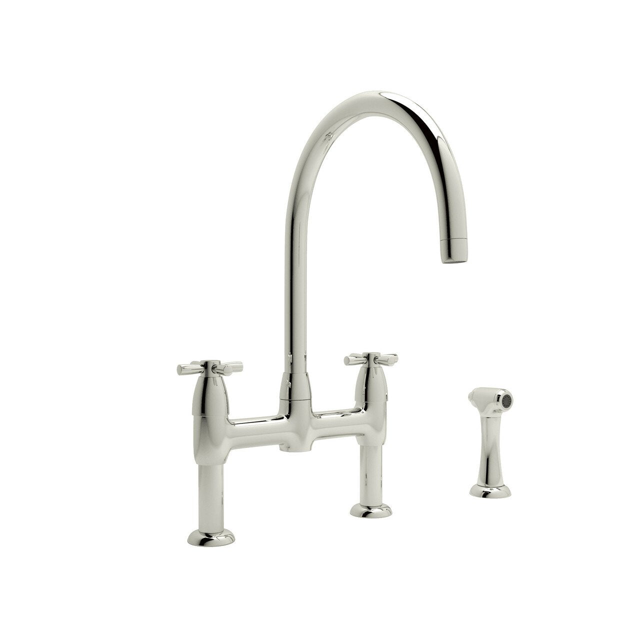 Perrin & Rowe Holborn Bridge Kitchen Faucet with Sidespray - BNGBath