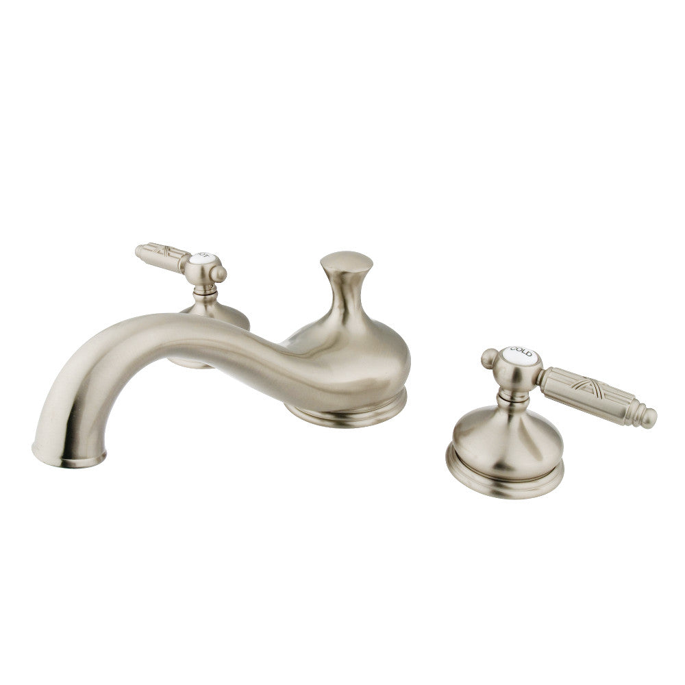 Kingston Brass KS3338GL Georgian Roman Tub Faucet, Brushed Nickel - BNGBath