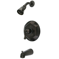 Thumbnail for Kingston Brass KB4635BL English Vintage Tub with Shower Faucet, Oil Rubbed Bronze - BNGBath