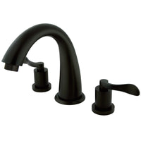 Thumbnail for Kingston Brass KS2365DFL Vintage Roman Tub Faucet, Oil Rubbed Bronze - BNGBath