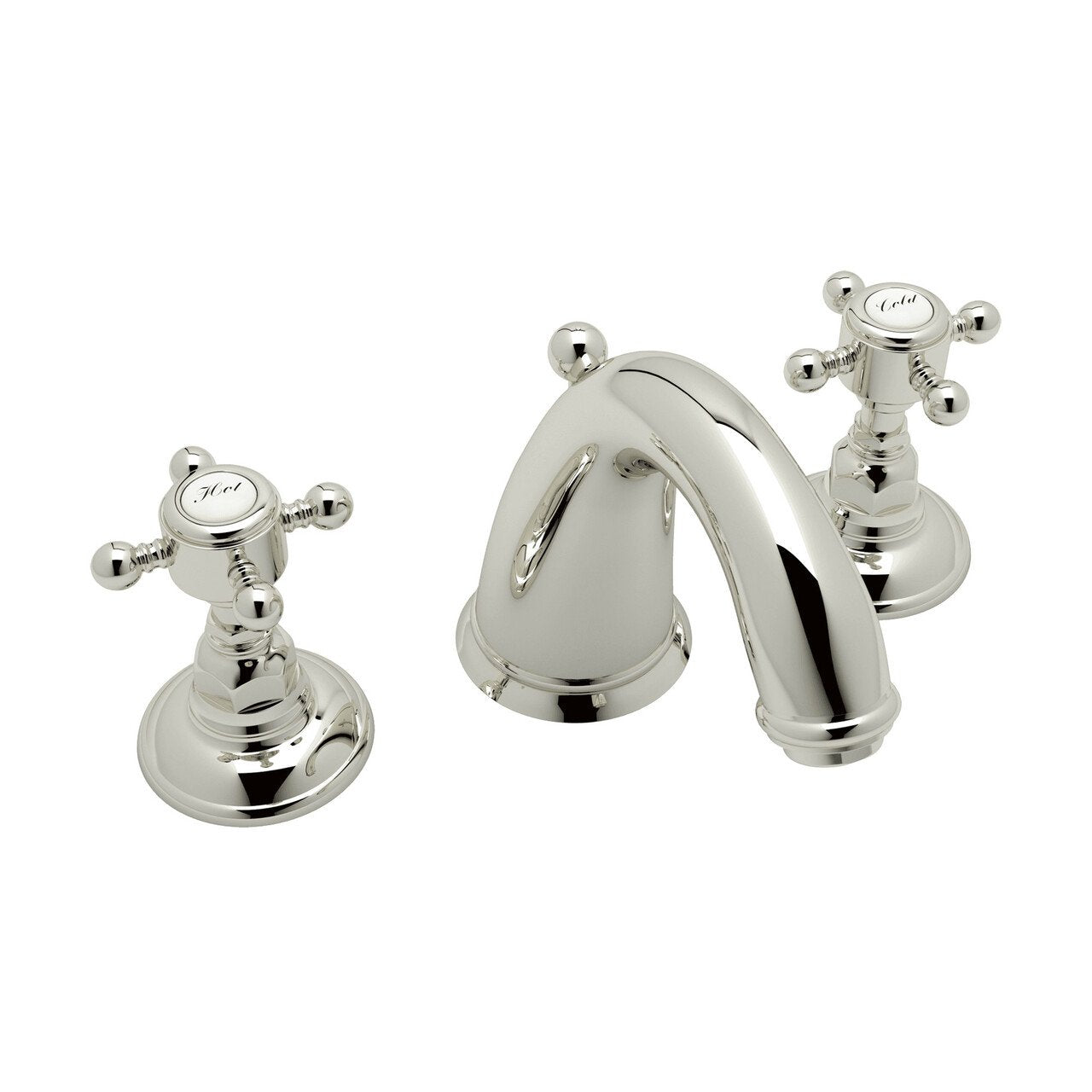 ROHL San Julio C-Spout Widespread Bathroom Faucet - BNGBath