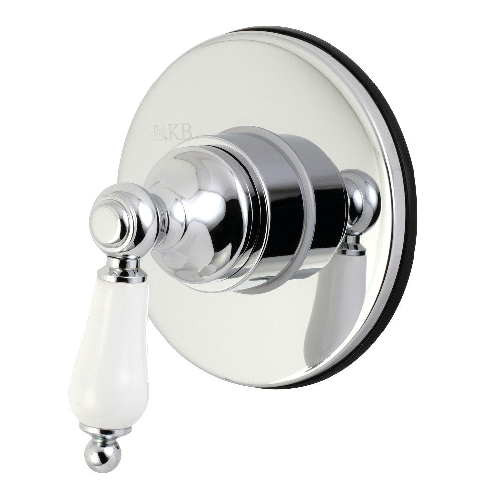 Kingston Brass KS3031PL 3-Way Diverter Valve with Trim Kit, Polished Chrome - BNGBath