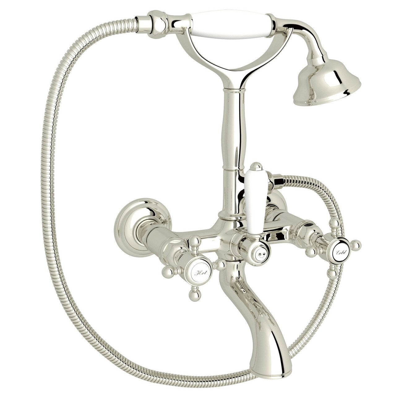 ROHL Exposed Wall Mount Tub Filler with Handshower - BNGBath