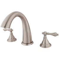 Thumbnail for Kingston Brass KS5368AL Vintage Roman Tub Faucet, Brushed Nickel - BNGBath