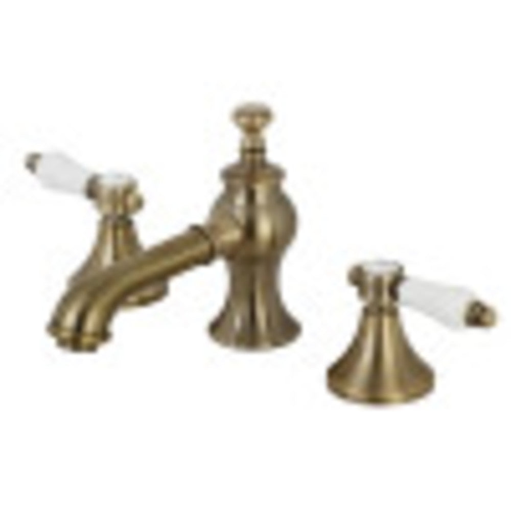 Kingston Brass KC7063BPL Bel-Air 8 in. Widespread Bathroom Faucet, Antique Brass - BNGBath