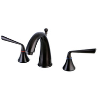 Thumbnail for Kingston Brass KS2975ZL 8 in. Widespread Bathroom Faucet, Oil Rubbed Bronze - BNGBath