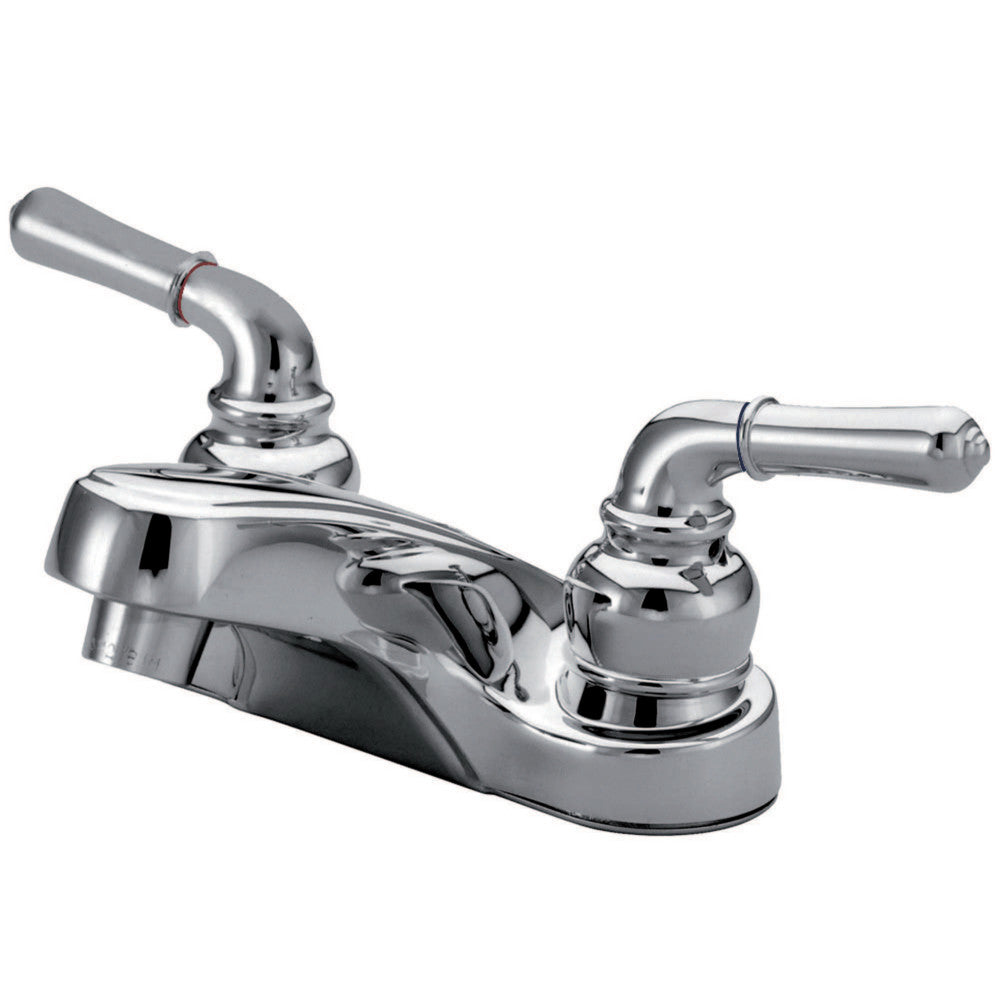 Kingston Brass GKB251LP 4 in. Centerset Bathroom Faucet, Polished Chrome - BNGBath