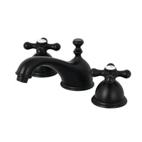 Thumbnail for Kingston Brass KS3960AX 8 in. Widespread Bathroom Faucet, Matte Black - BNGBath