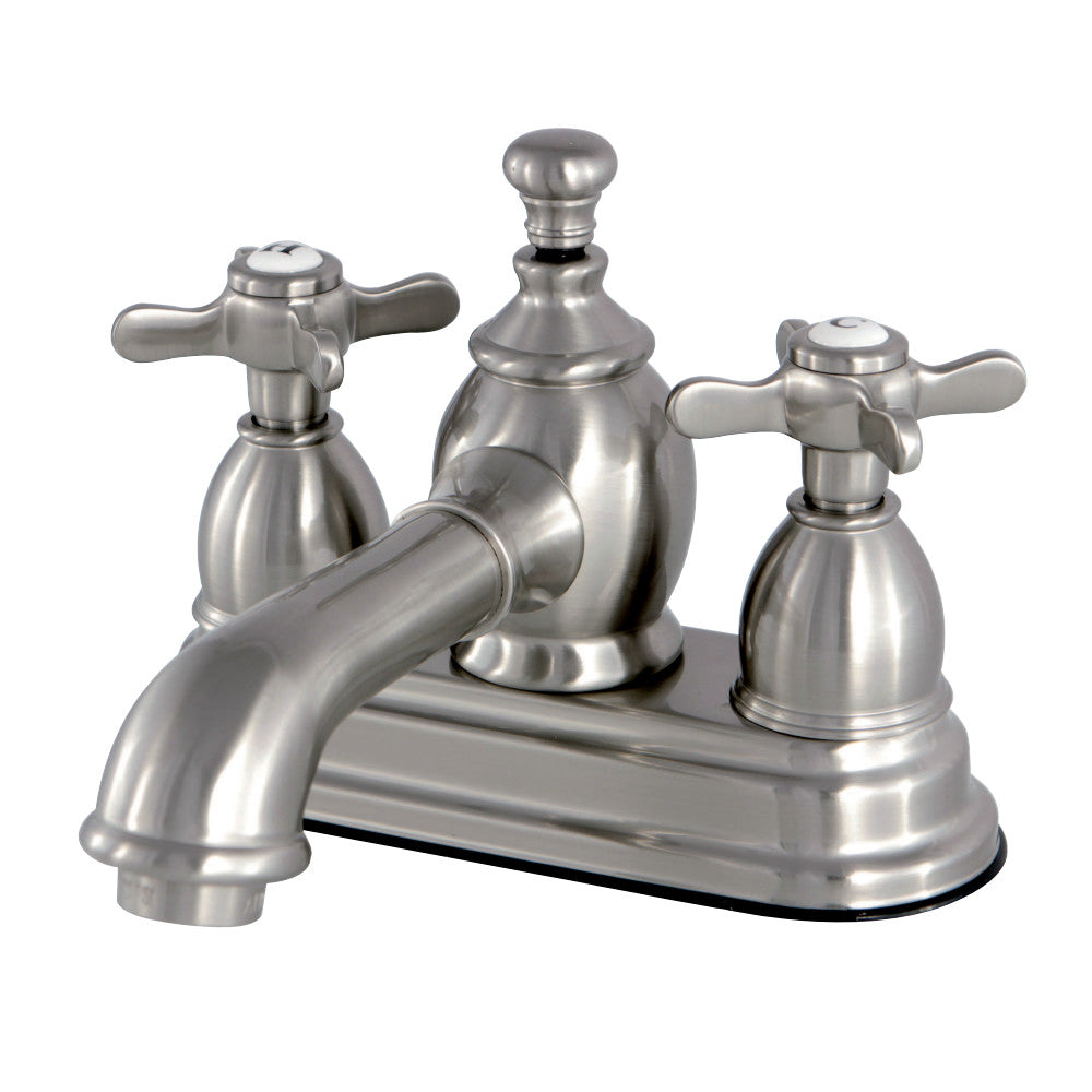 Kingston Brass KS7008BEX 4 in. Centerset Bathroom Faucet, Brushed Nickel - BNGBath