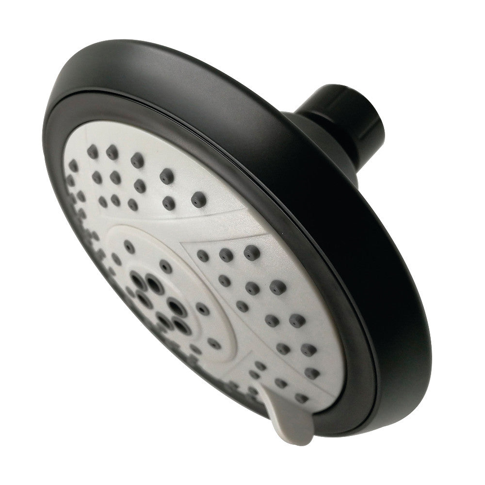 Kingston Brass KX1540 Vilbosch 5-Inch 5-Function Shower Head, Matte Black - BNGBath