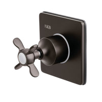 Thumbnail for Kingston Brass KS3045BEX 3-Way Diverter Valve with Trim Kit, Oil Rubbed Bronze - BNGBath