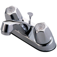 Thumbnail for Kingston Brass KF103AP 4 in. Centerset Bathroom Faucet, Polished Chrome - BNGBath