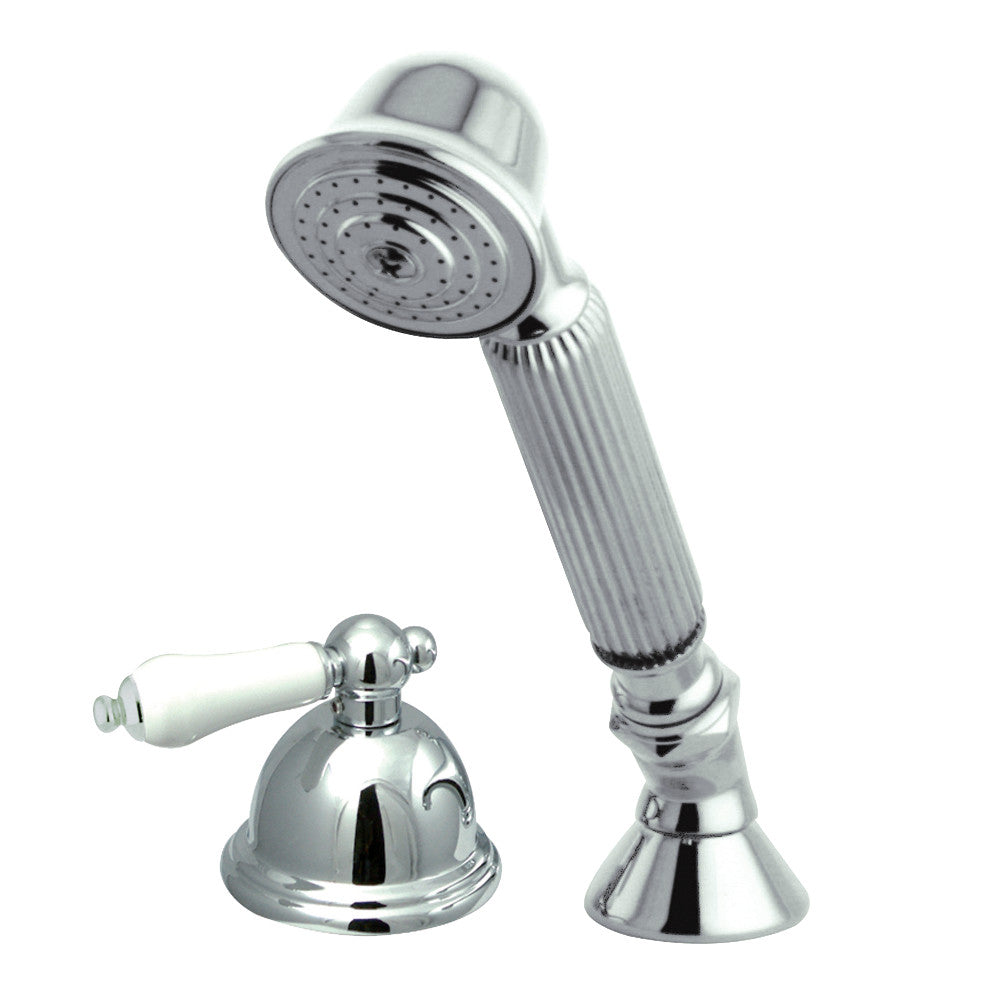 Kingston Brass KSK3351PLTR Transfer Valve Set for Roman Tub Filler, Polished Chrome - BNGBath