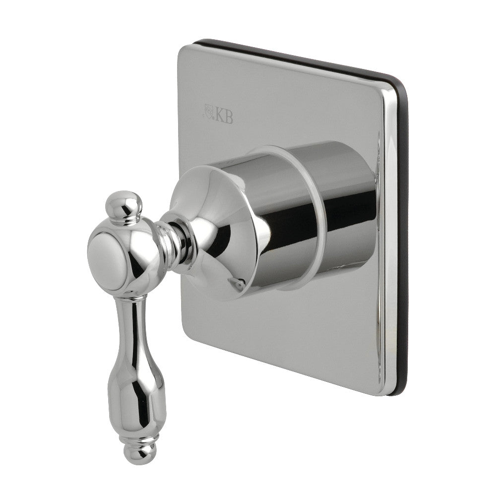 Kingston Brass KS3041TAL Tudor 3-Way Diverter Valve with Trim Kit, Polished Chrome - BNGBath