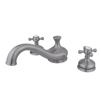 Thumbnail for Kingston Brass KS3338BX Vintage Roman Tub Faucet, Brushed Nickel - BNGBath