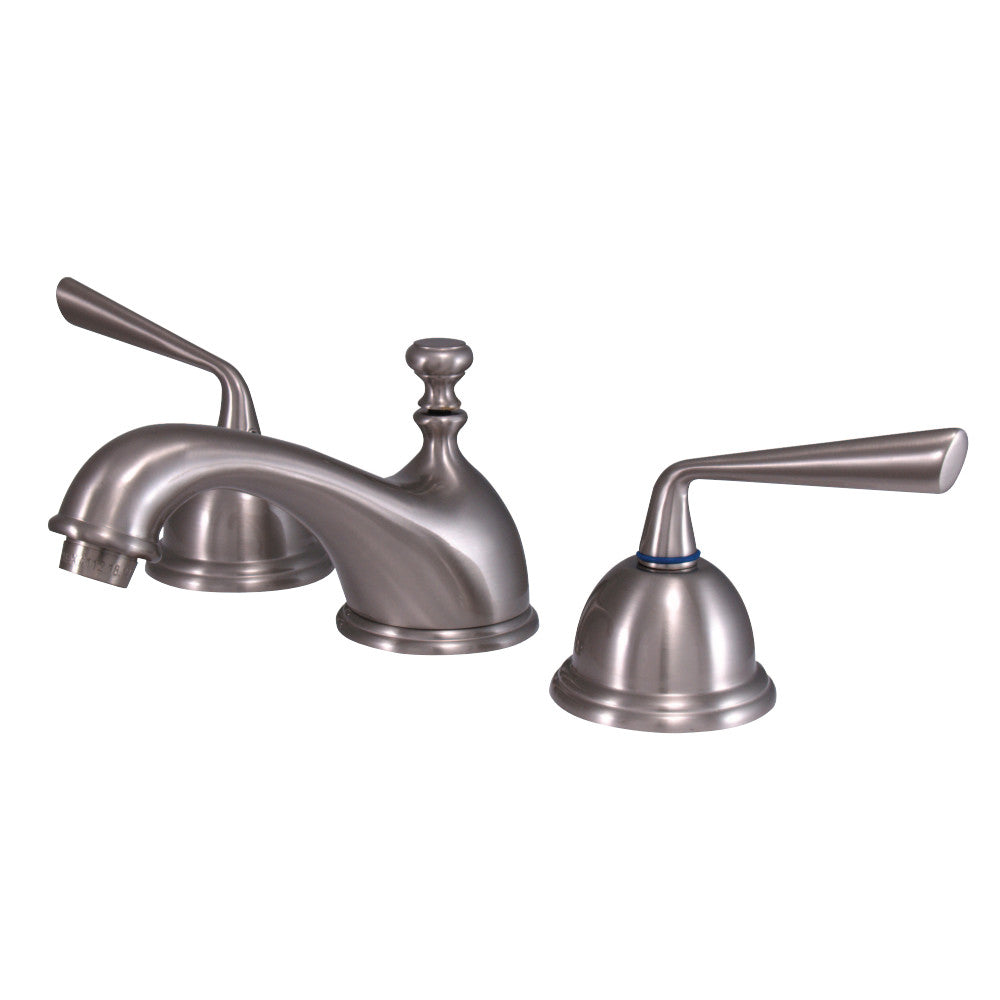 Kingston Brass KS3968ZL 8 in. Widespread Bathroom Faucet, Brushed Nickel - BNGBath