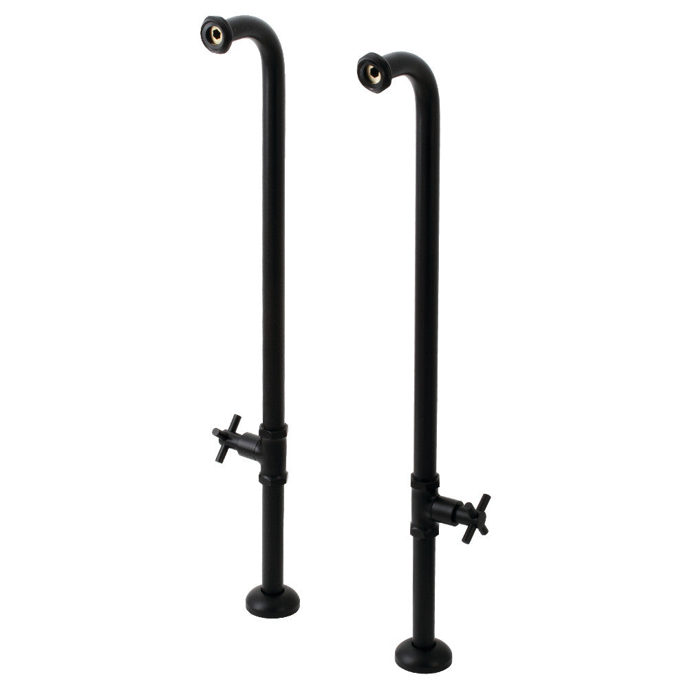 Kingston Brass AE810S0DX Concord Freestanding Tub Supply Line, Matte Black - BNGBath