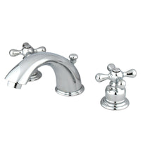 Thumbnail for Kingston Brass KB971X Widespread Bathroom Faucet, Polished Chrome - BNGBath