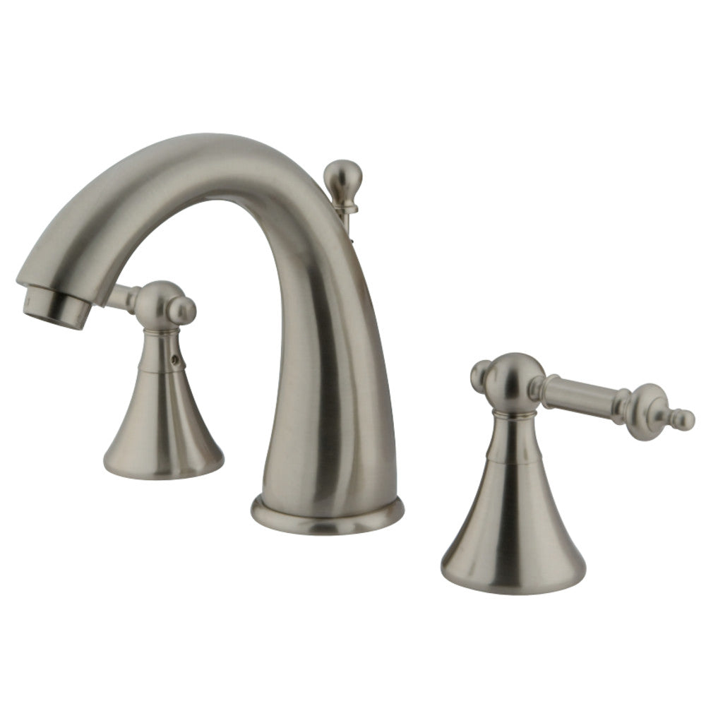 Kingston Brass KS2978TL 8 in. Widespread Bathroom Faucet, Brushed Nickel - BNGBath