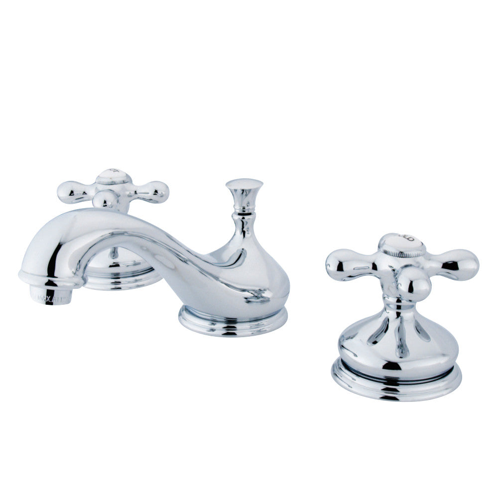 Kingston Brass KS1161AX 8 in. Widespread Bathroom Faucet, Polished Chrome - BNGBath