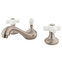 Thumbnail for Kingston Brass KS948CX 8 to 16 in. Widespread Bathroom Faucet, Brushed Nickel - BNGBath