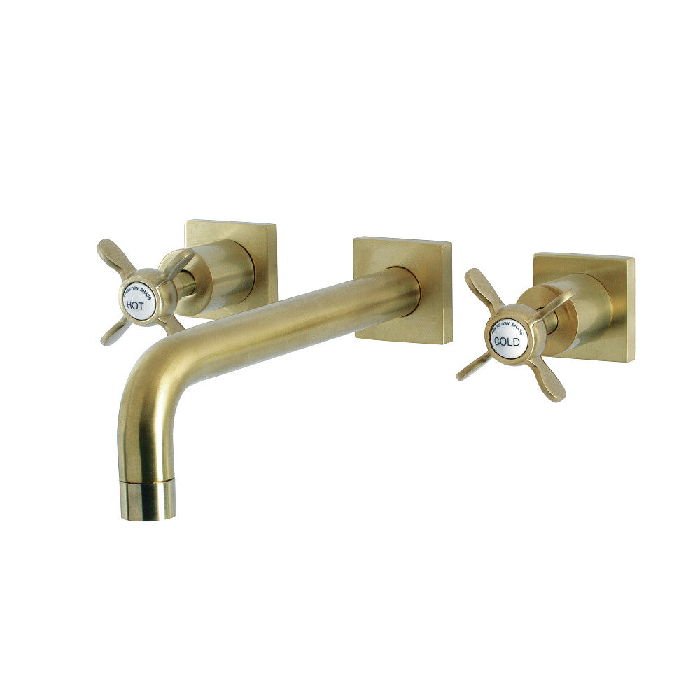 Kingston Brass KS6027BEX Essex Wall Mount Tub Faucet, Brushed Brass - BNGBath