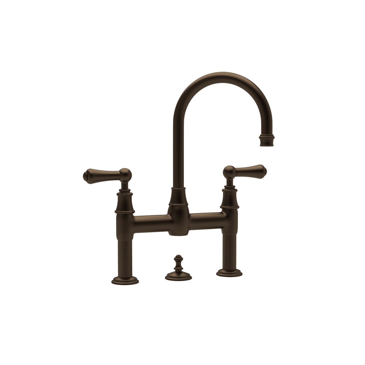 Perrin & Rowe Georgian Era Deck Mount Bathroom Bridge Faucet - BNGBath