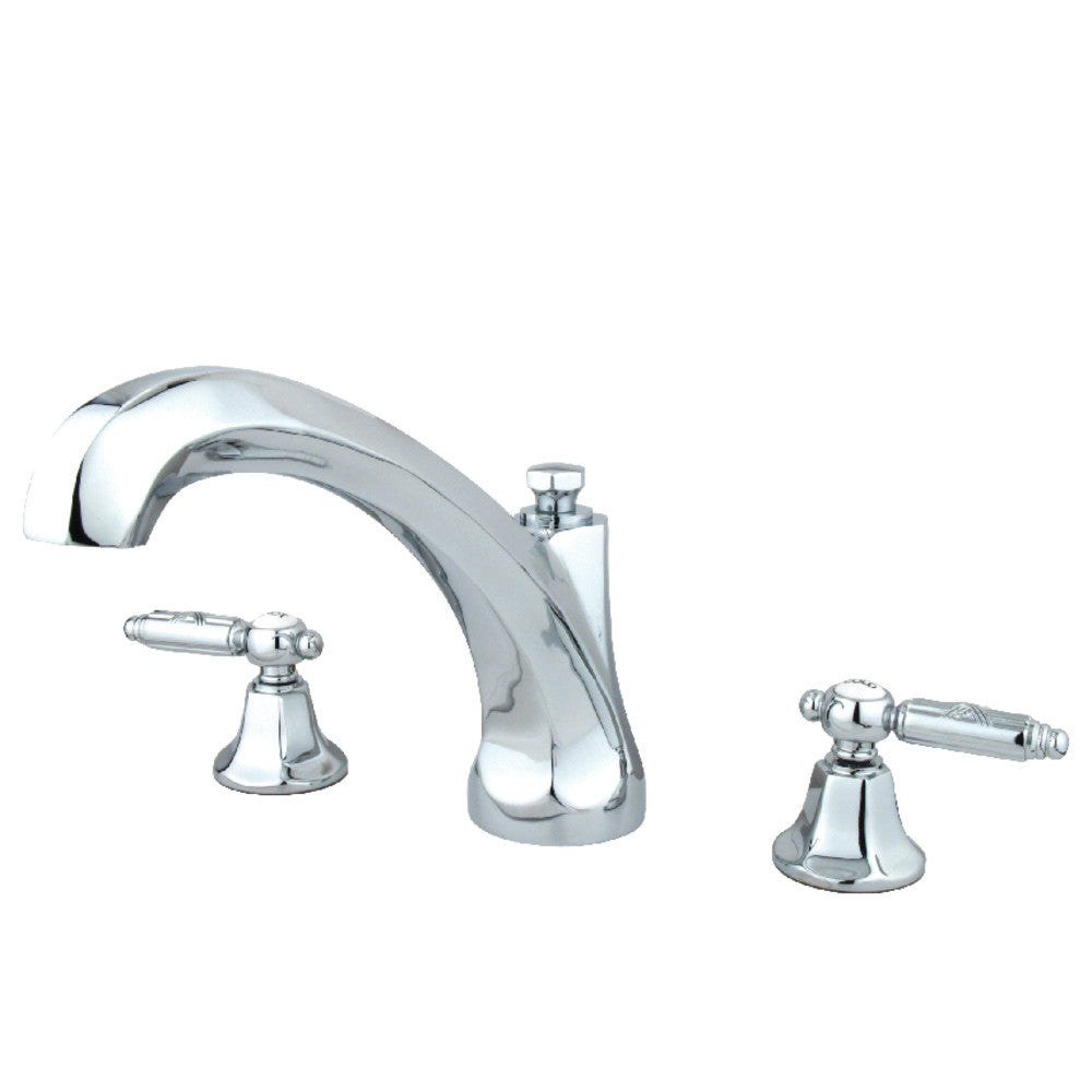 Kingston Brass KS4321GL Georgian Roman Tub Faucet, Polished Chrome - BNGBath