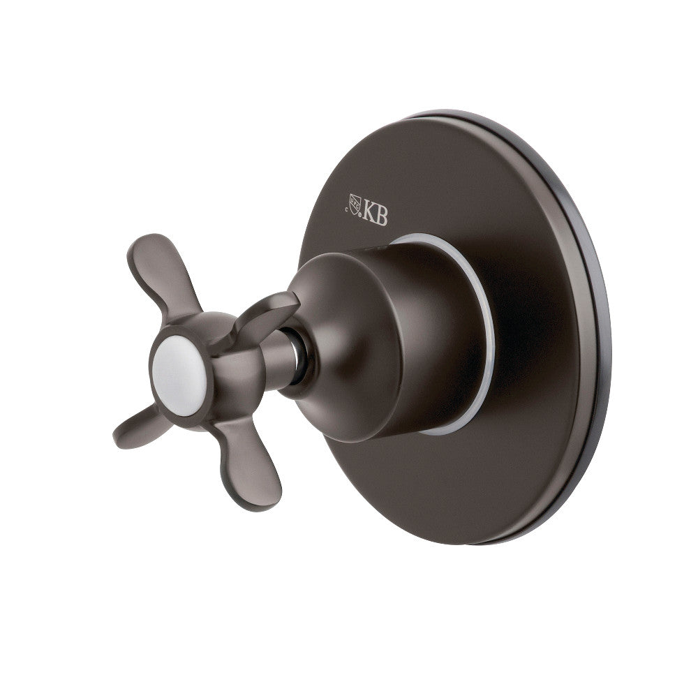 Kingston Brass KS3035BEX 3-Way Diverter Valve with Trim Kit, Oil Rubbed Bronze - BNGBath