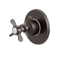 Thumbnail for Kingston Brass KS3035BEX 3-Way Diverter Valve with Trim Kit, Oil Rubbed Bronze - BNGBath