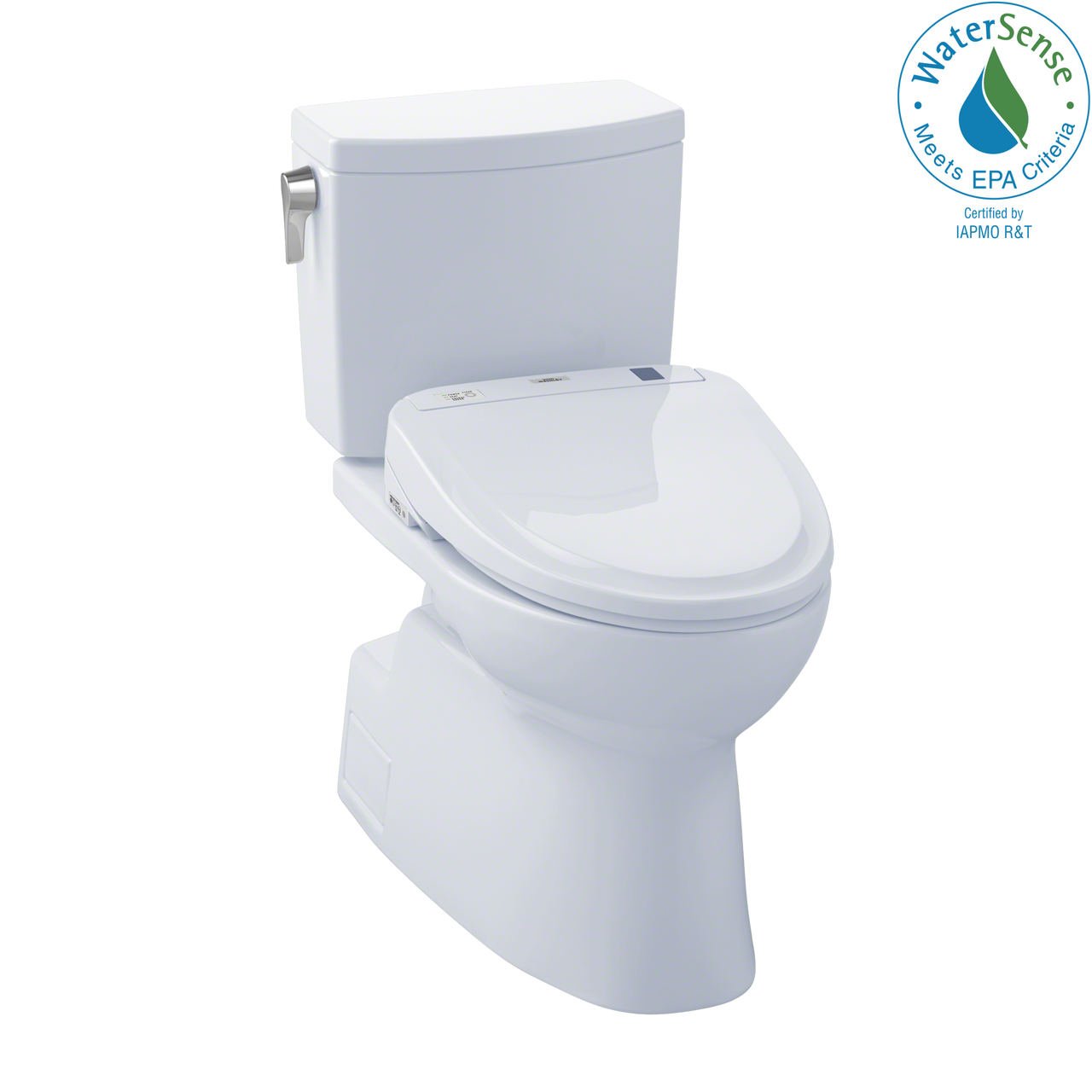 TOTO WASHLET+  Vespin II 1G Two-Piece Elongated 1.0 GPF Toilet and WASHLET S350e Bidet Seat,  - MW474584CUFG#01 - BNGBath