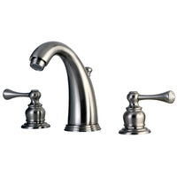 Thumbnail for Kingston Brass KB988BL 8 to 16 in. Widespread Bathroom Faucet, Brushed Nickel - BNGBath