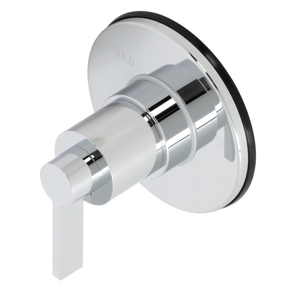 Kingston Brass KS3031NDL NuvoFusion 3-Way Diverter Valve with Trim Kit, Polished Chrome - BNGBath