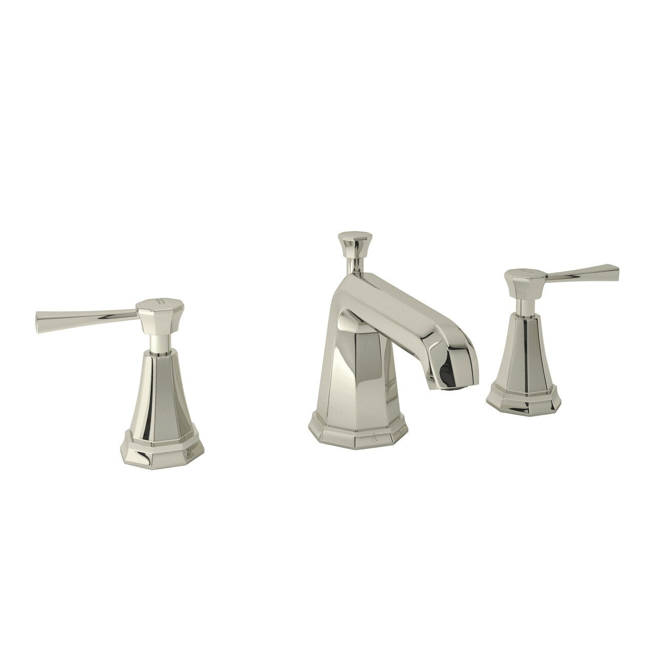 Perrin & Rowe Deco High Neck Widespread Bathroom Faucet - BNGBath