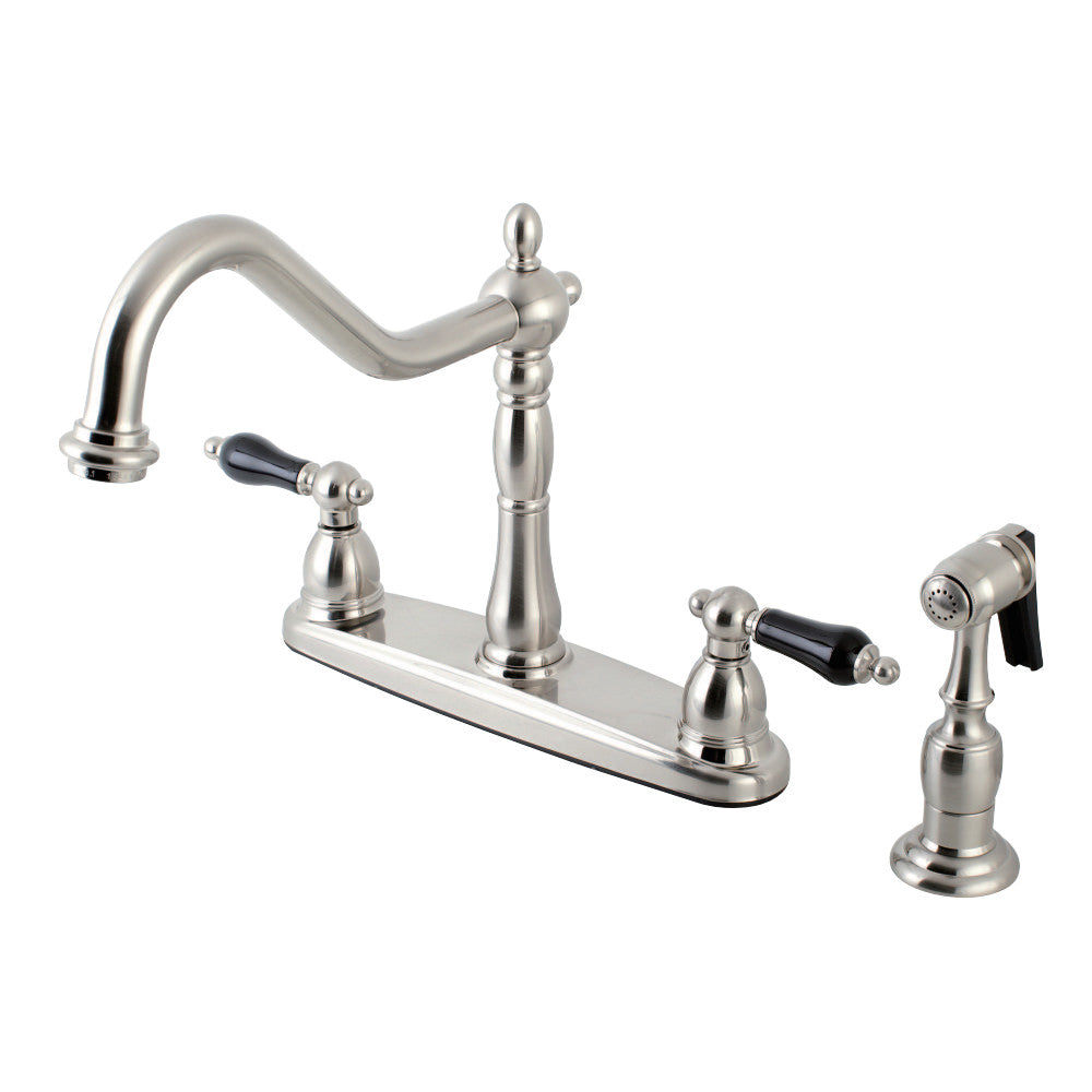 Kingston Brass KB1758PKLBS Duchess Centerset Kitchen Faucet, Brushed Nickel - BNGBath