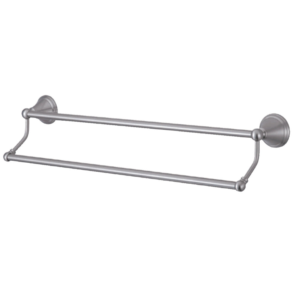 Kingston Brass BA297318SN Governor 18" Dual Towel Bar, Brushed Nickel - BNGBath