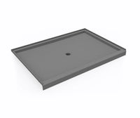 Thumbnail for SS-3660 36 x 60 Swanstone Alcove Shower Pan with Center Drain - BNGBath