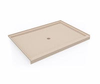 Thumbnail for SS-3660 36 x 60 Swanstone Alcove Shower Pan with Center Drain - BNGBath