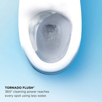 Thumbnail for TOTO WASHLET+  Supreme II One-Piece Elongated 1.28 GPF Toilet and WASHLET C5 Bidet Seat - MW6343084CEFG#01 - BNGBath