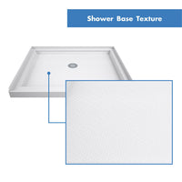 Thumbnail for DreamLine Flex 32 in. D x 32 in. W x 74 3/4 in. H Semi-Frameless Pivot Shower Door and SlimLine Shower Base Kit - BNGBath