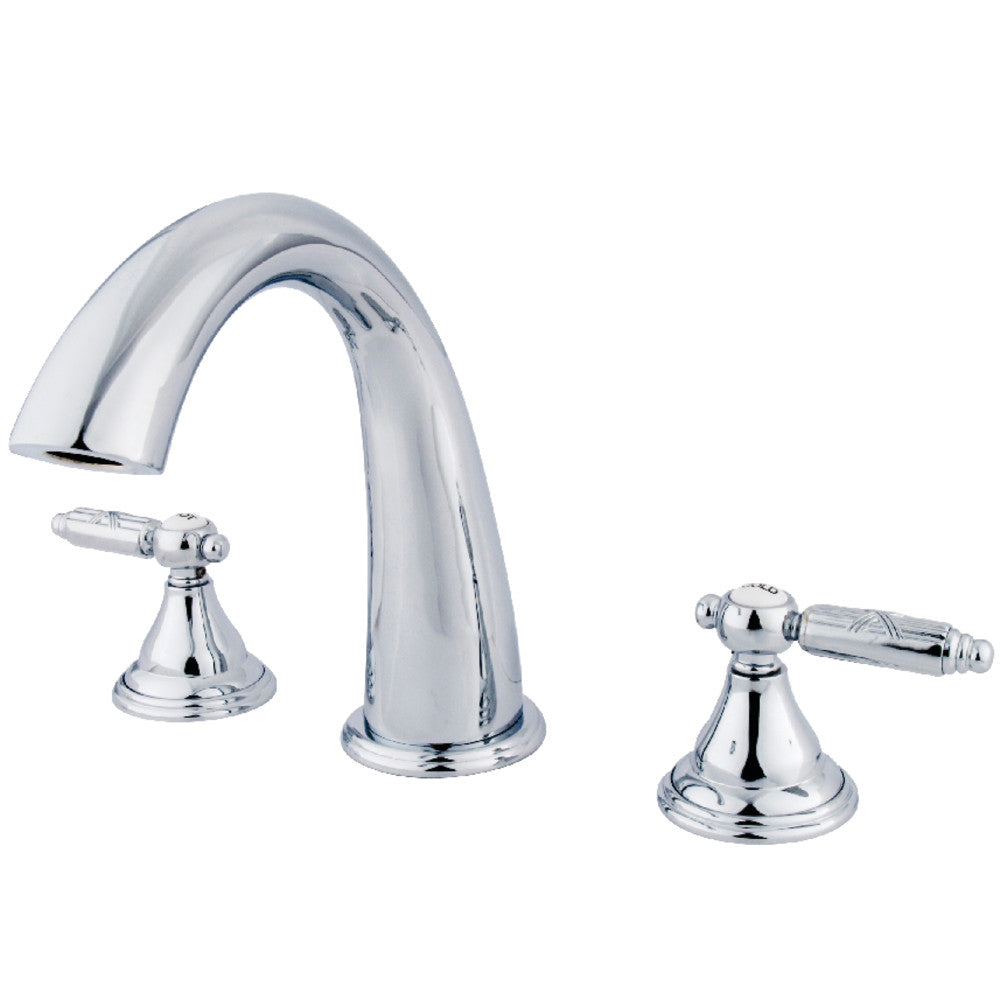 Kingston Brass KS5361GL Georgian Roman Tub Faucet, Polished Chrome - BNGBath