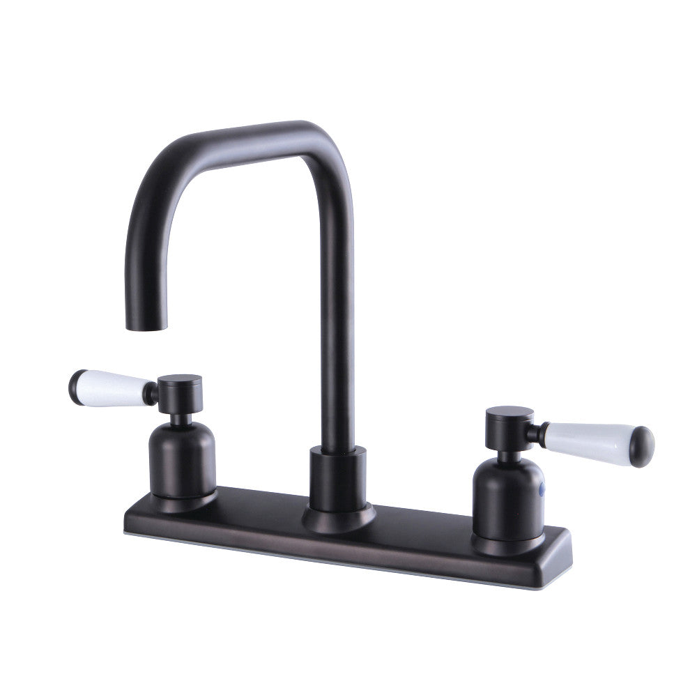 Kingston Brass FB2145DPL Paris 8-Inch Centerset Kitchen Faucet, Oil Rubbed Bronze - BNGBath